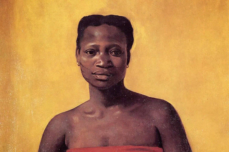Óleo sobre tela do pintor e gravurista suíço Félix Edouard Vallotton comunmente associada a Tereza de Benguela, líder quilombola brasileira no século XVIII – Reprodução